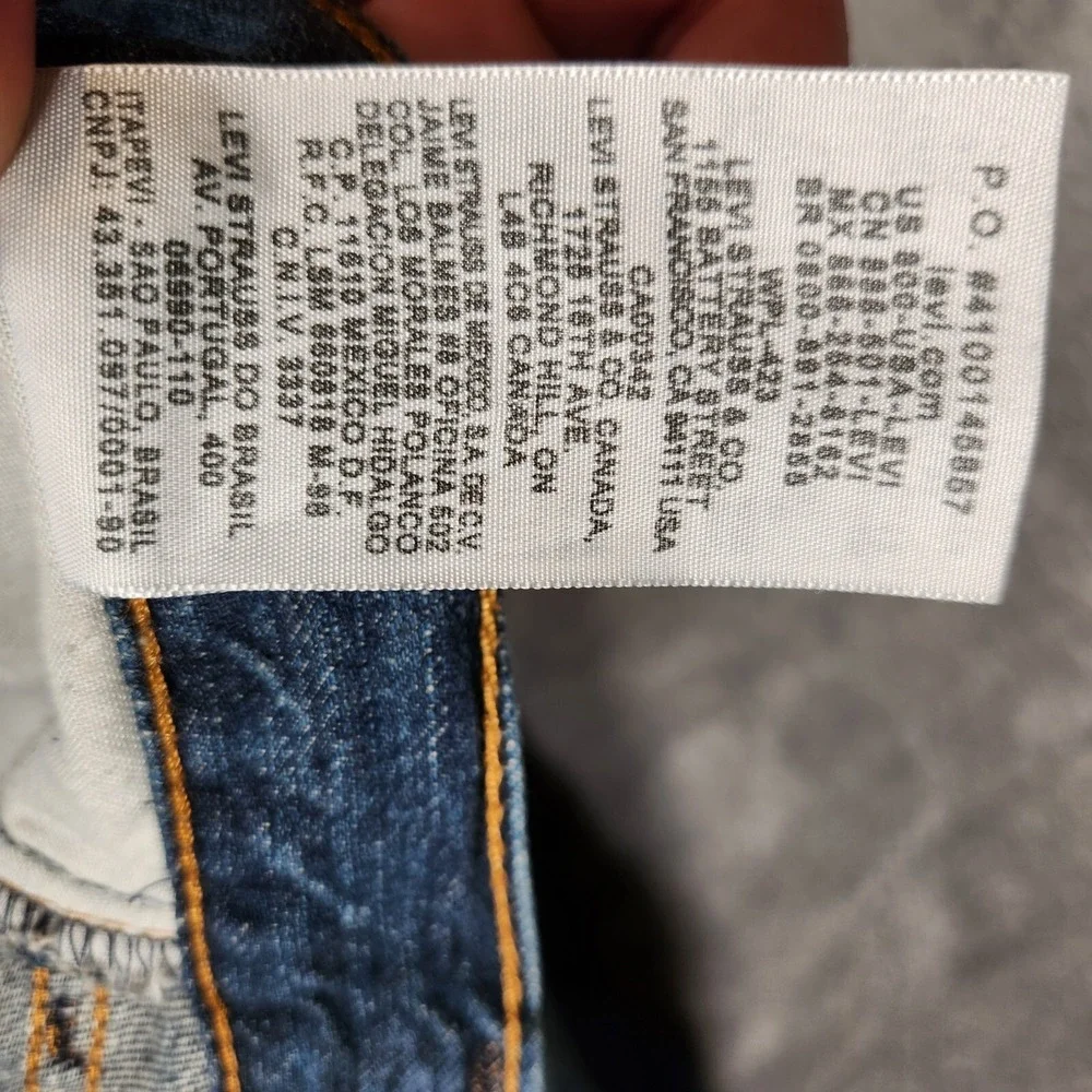 Levi's 559 Jeans Men's 42X31 (Tag 40X32)‎ Blue Relaxed Straight Red Tab Pre-Own